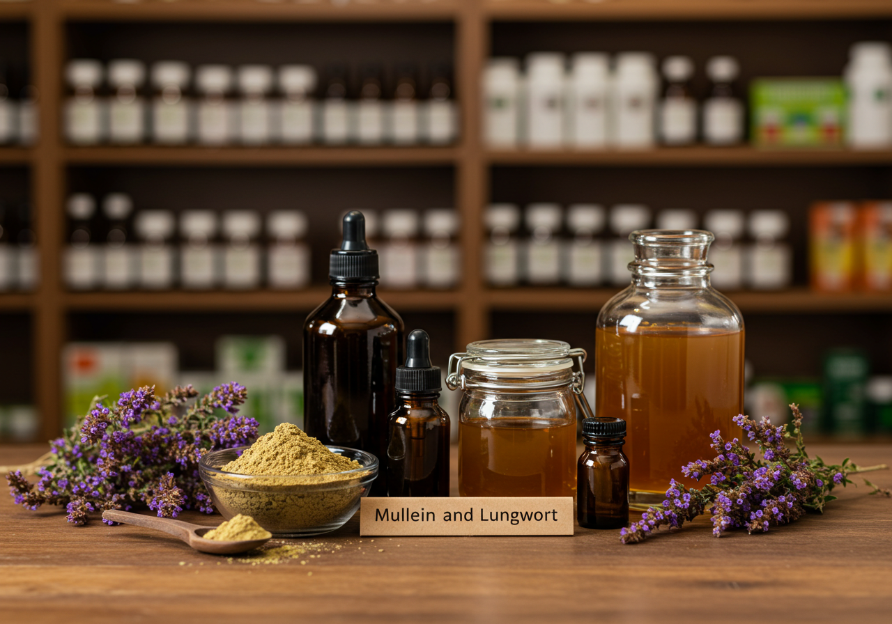 Mullein and Lungwort Lichen for Your Respiratory Health